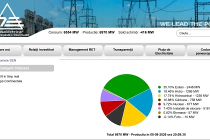 Romnia surplus in producia de energie la ora 21 00 Energia eolian susine sistemul energetic naional