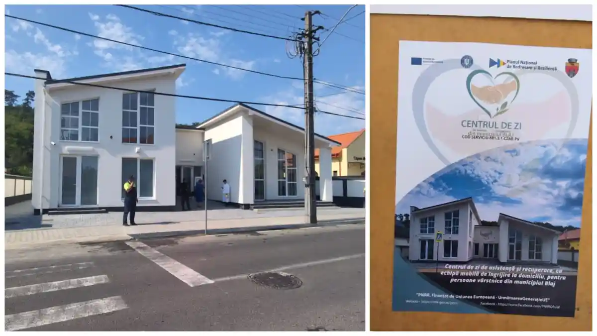 VIDEO Premiera in judetul Alba Inaugurarea primului centru de zi pentru asistenta si recuperare cu echipa mobila de ingrijire la domiciliu pentru persoanele varstnice la Blaj