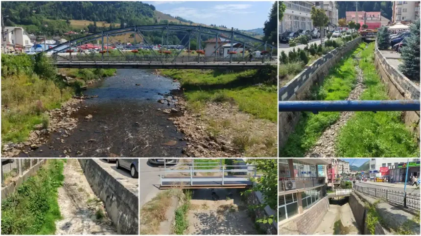 VIDEO STIREA TA Paraurile din Campeni au secat Ariestul cu un debit foarte scazut din cauza lipsa precipitatiilor