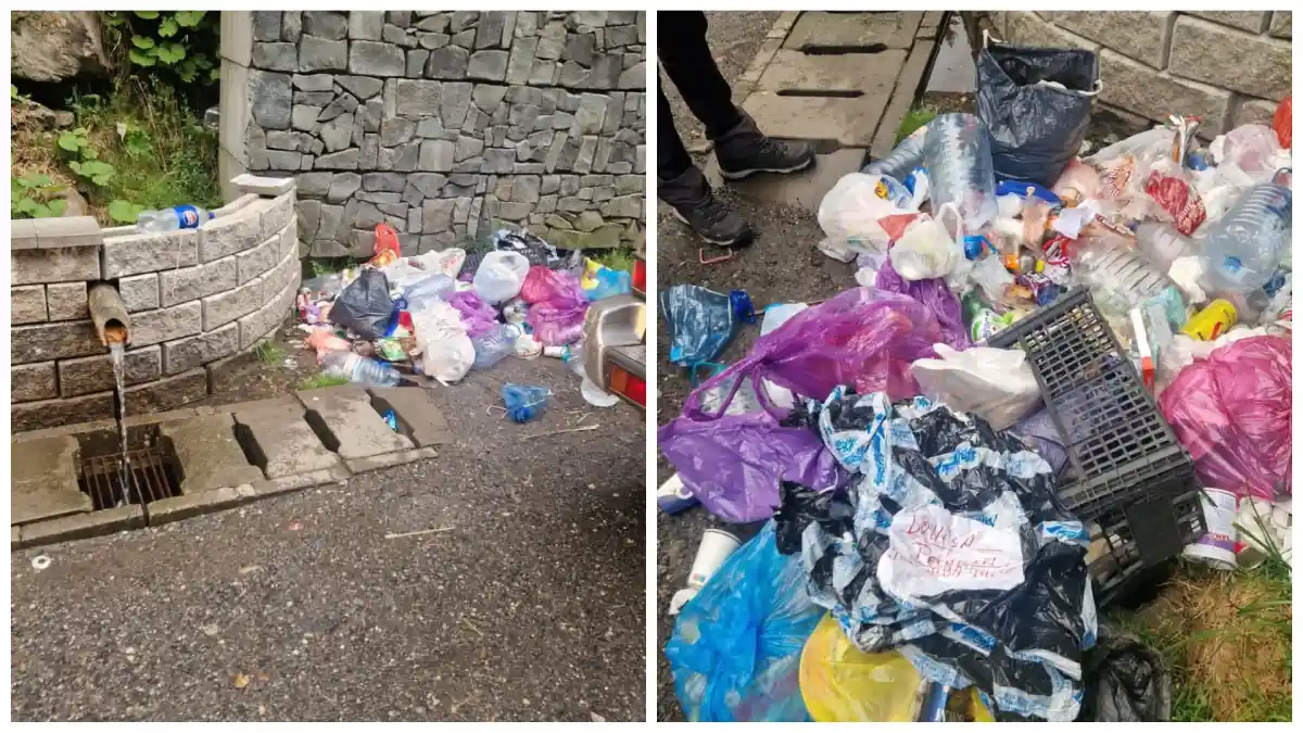 foto mormane de deseuri la sugag in zona trei izvoare primaria atrage atentia acest comportament distruge mediu si ne afecteaza pe toti