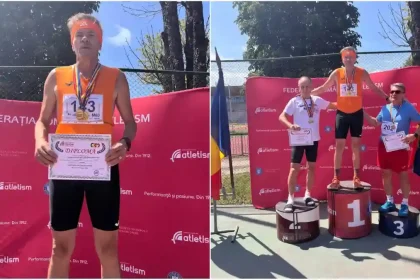 foto ovidiu hulea csm unirea alba iulia trei locuri i la campionatul national de atletism masters 2026 perseverenta disciplina si pasiunea pentru sport pot aduce satisfactii deosebite la orice varsta