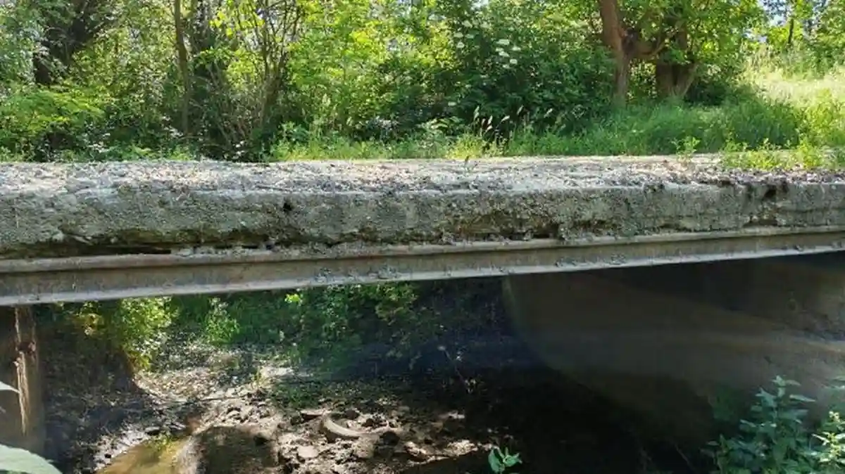 foto podul la lupu din ohaba va fi reparat autoritatile pregatesc inlocuirea structurii deteriorate