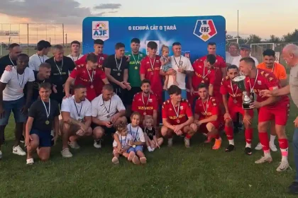 foto viitorul santimbru victorie in plus in supercupa ajf alba 2026 un nou succes dupa castigarea evenimentului judetean si a barajului de promovare in liga 3