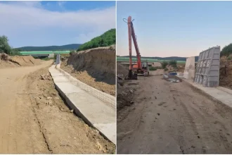 video aproape 115 milioane de lei pentru protectia aiudului impotriva inundatiilor lucrarile pe raul aiudel au intrat in etapa finala