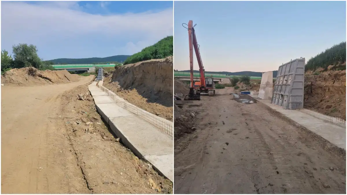 video aproape 115 milioane de lei pentru protectia aiudului impotriva inundatiilor lucrarile pe raul aiudel au intrat in etapa finala