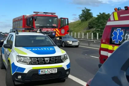 Accident pe A1 Sibiu – Sebeș: doi bărbați la spital