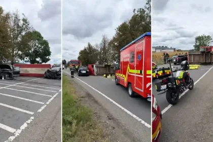 Accident teribil pe DN 15: Doi morți și patru răniți, între care un minor