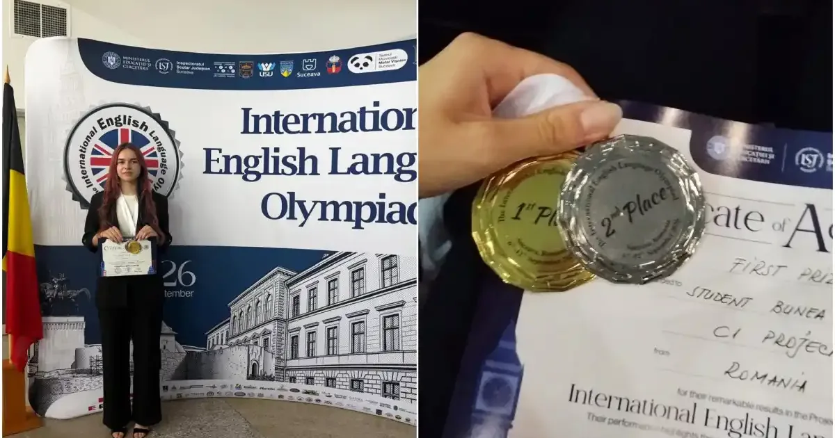 Andra Bunea din Alba: argint individual și aur pe echipe la Olimpiada de Engleză 2026