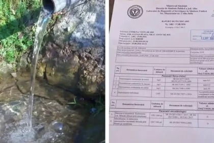 Apa izvorului din Sibișeni e din nou potabilă. Anunțul primăriței din Vințu de Jos