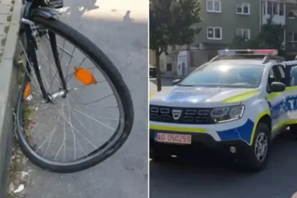 Biciclist de 61 de ani, acroșat de o autoutilitară la Blaj