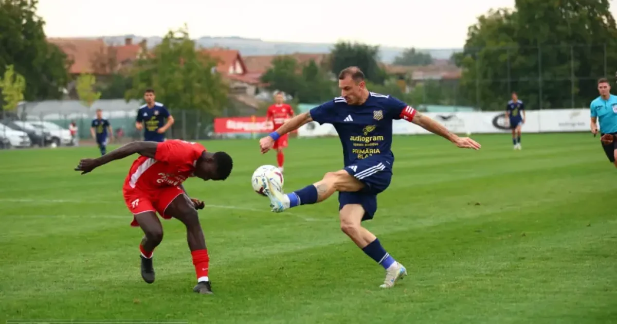 CIL Blaj învinge Viitorul Arad cu 3-1 și rămâne lider cu punctaj maxim