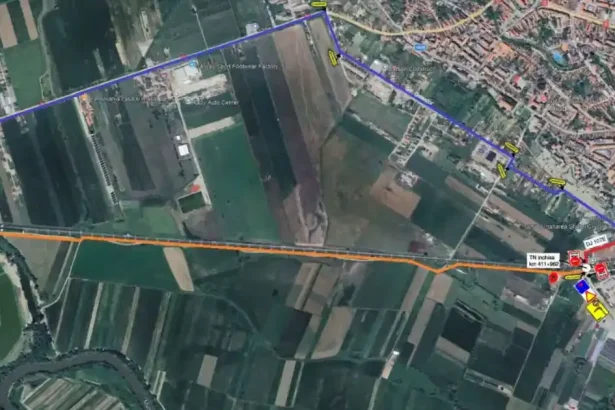Circulația spre Ciumbrud, închisă în 1-8 octombrie la trecerea de cale ferată din Aiud