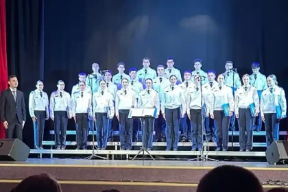 Corul Colegiului Militar „Mihai Viteazul” Alba Iulia, la Festivalul „Armoniile copilăriei”