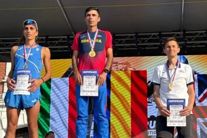 Ionuț Zincă, campion european la alergare montană în proba Vertical, la Râșnov