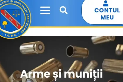 Platforma eARM: Cererile pentru arme și prelungirea permisului, depuse online