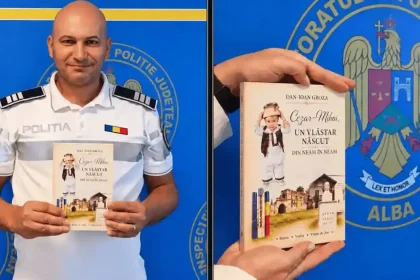 Polițist din Alba Iulia lansează o carte pentru fiul său: „Un vlăstar din neam în neam”