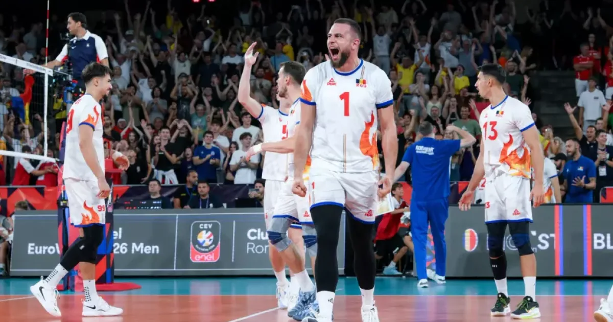 Prima victorie pentru România la Eurovolley masculin: 3-1 cu Elveția