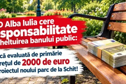 PSD Alba Iulia: responsabilitate în cheltuielile parcului de la Schit