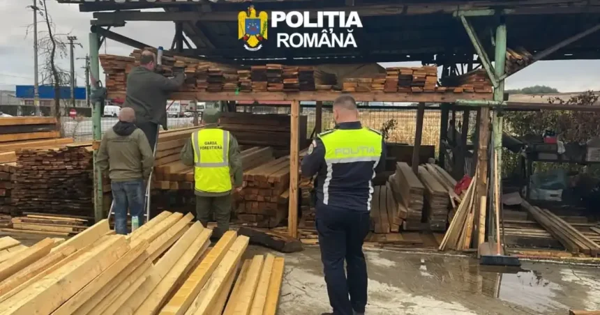 Șapte percheziții în Apuseni, într-un dosar de infracțiuni silvice