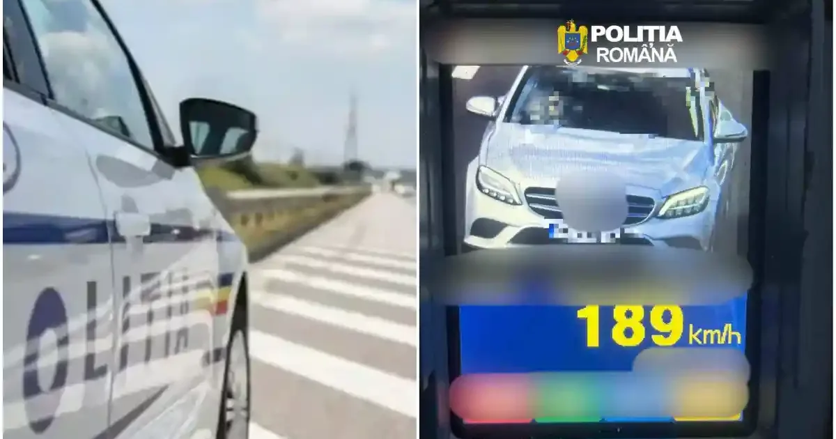 Șoferi cu viteză extremă pe A1 Râmnicu Vâlcea – Deva: amenzi și permise suspendate