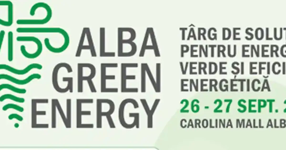 Târgul Alba Green Energy, la Carolina Mall, în 26-27 septembrie 2026