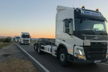 Transportatorii din Alba protestează față de TollRo: „Nu are habar de transport”