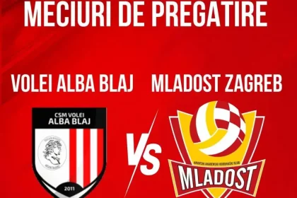 Volei Alba Blaj, două amicale cu campioana Croației