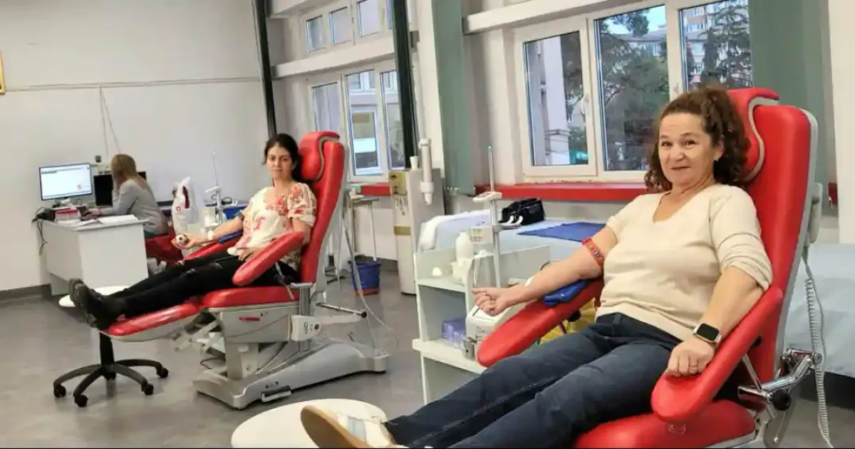 Angajatele Centrului de Transfuzie Alba au donat sânge. Apel pentru grupele 0 și B pozitiv