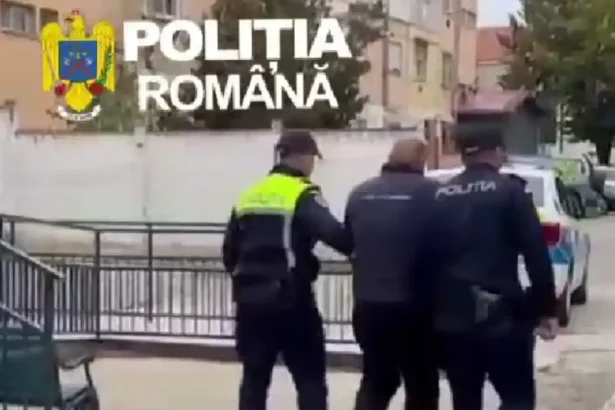 Bărbat din Cugir, reținut după ce a condus fără permis și a lovit mașina polițiștilor