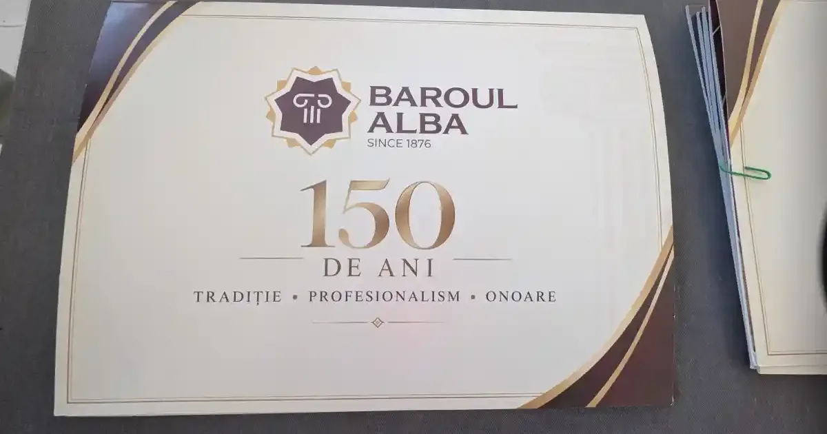 Baroul Alba sărbătorește 150 de ani la Muzeul Principia