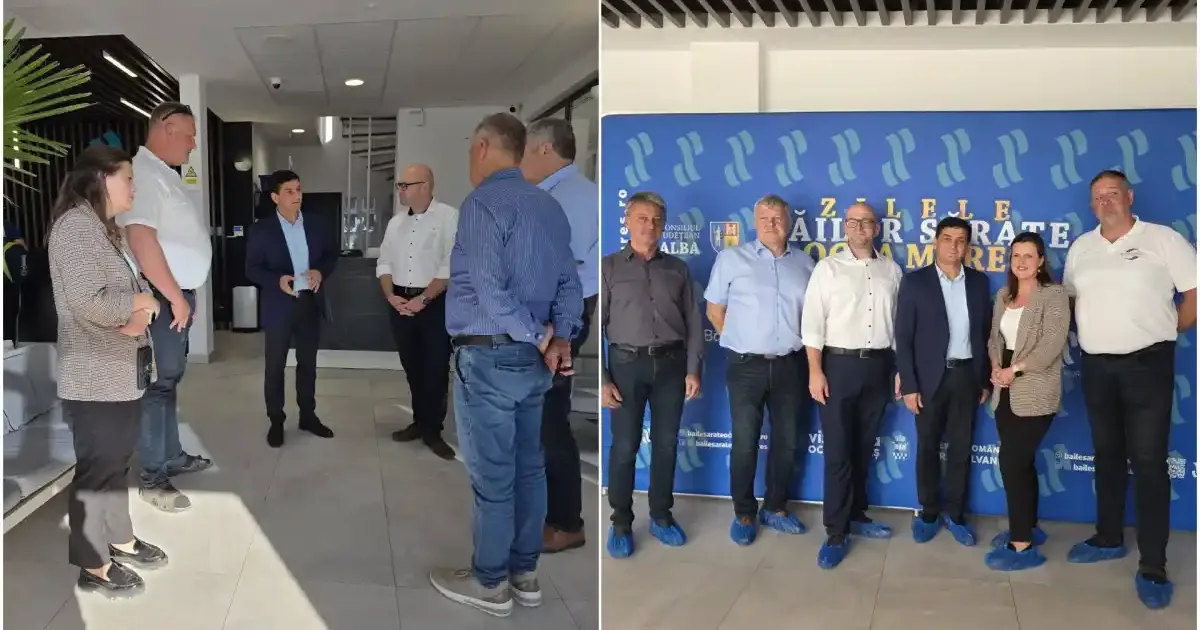Delegație din Brandenburg, impresionată de Băile Sărate Ocna Mureș