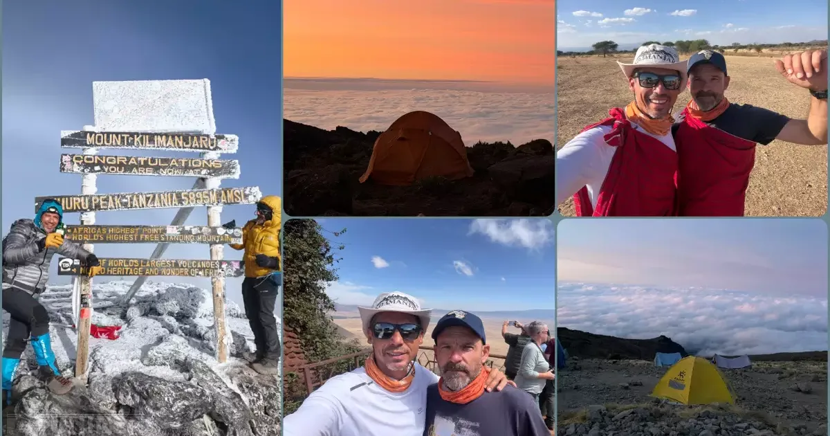 Doi alpiniști din Alba Iulia au cucerit Muntele Kilimanjaro, în aventura vieții