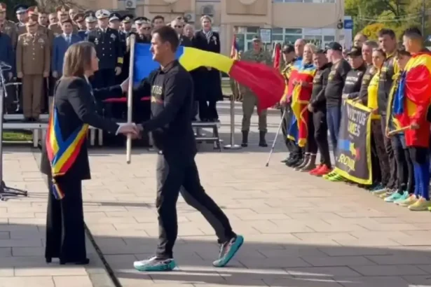 Levi Polgar din Aiud, al zecelea an consecutiv în Ștafeta Veteranilor Invictus