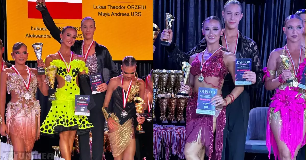 Lukas Orzeiu și Maya Urs, campioni la Latino și locul 4 la Youth