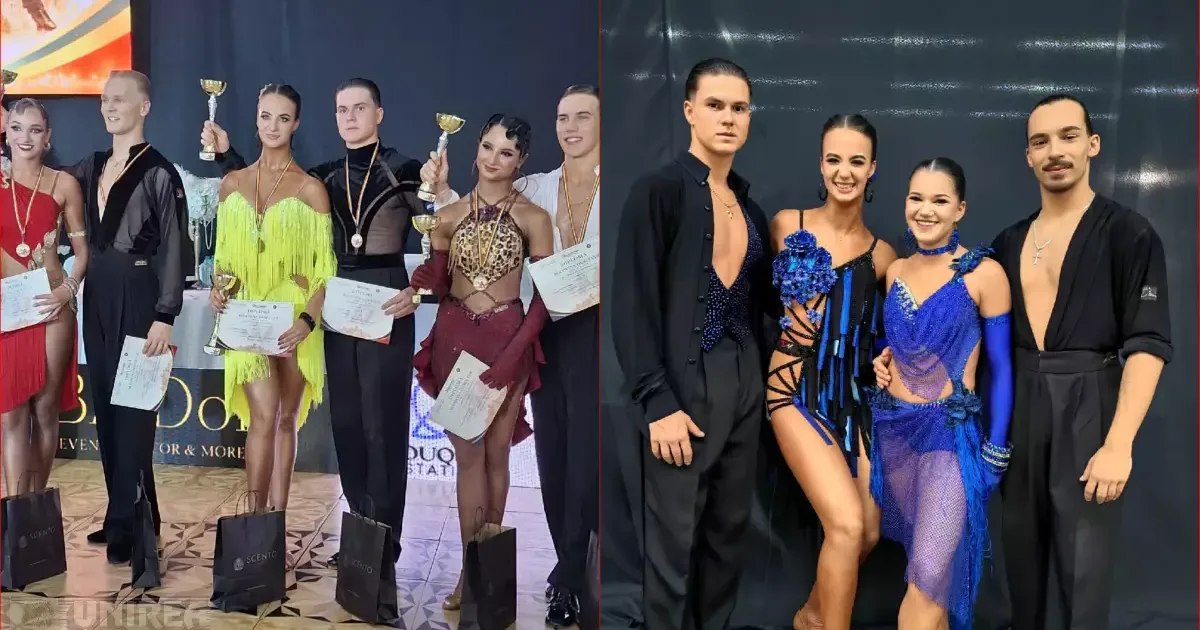 Perechea Flavius Giosan și Maria Dobra, locul 6 la Naționalul Under 21 Latino