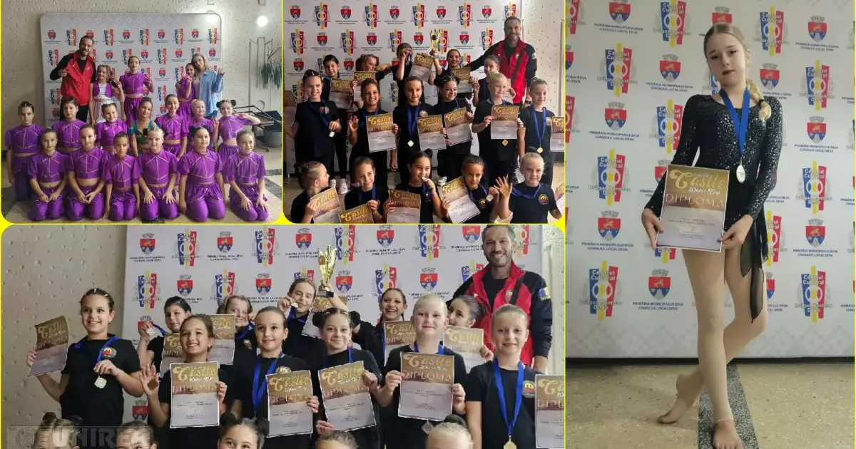 Școala de dans „Chirilă”, numeroase clasări pe podium la „Castle Dance Cup”