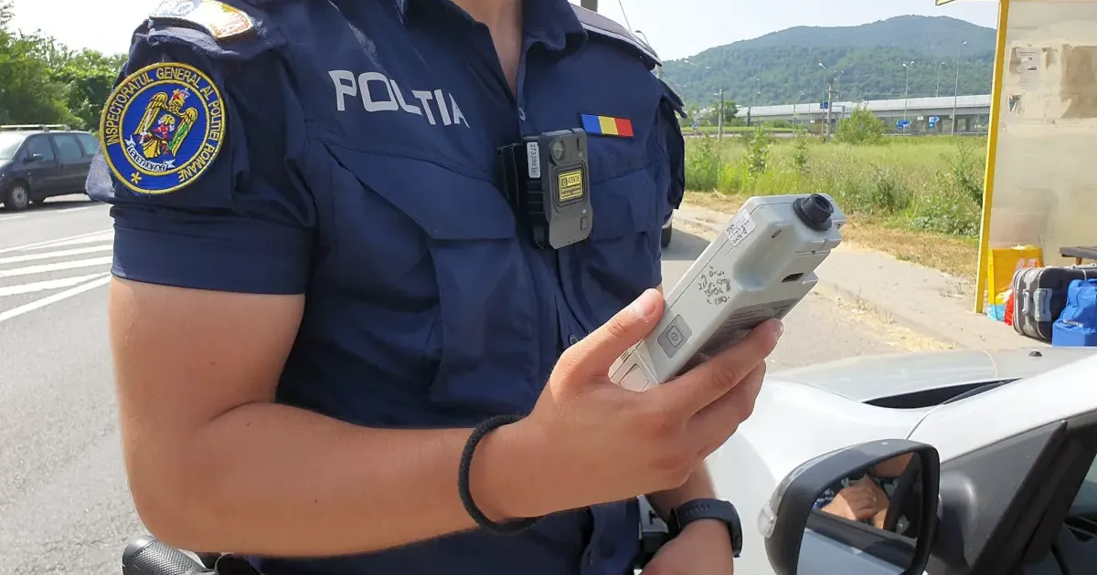 Șofer din Teiuș, prins beat la volan cu o alcoolemie de 1,15 mg/l și reținut de polițiști