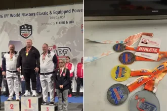 Tiberiu Mureșan, vicecampion mondial la powerlifting, cu aur, argint și bronz în SUA